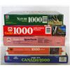 Image 1 : NEVER OPENED LOT OF 1000 PC PUZZLES