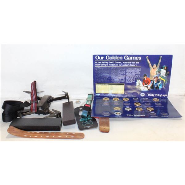 ASSTD FLAT - DRONE, DOG COLLAR & LEASHES,