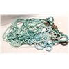 Image 1 : LARGE 7 LAYER TURQUOISE COLOR NECKLACE
