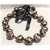 Image 1 : LARGE BLACK OASIS BEAD FASHION NECKLACE