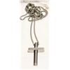 Image 1 : 28" SILVER TONE BOXCHAIN WITH CRUCAFIX PENDANT