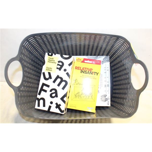 CARDS AGAINST HUMANITY/BALDERDASH/RELATIVE