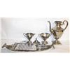 Image 1 : ESTATE ANTIQUE LOT - TEAPOT, TRAY & ASSTD