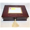 Image 1 : WOODEN KEEPSAKE BOX WITH PICTURE HOLDER