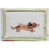 Image 1 : NEW ROSE GOLD TONE DACHSHUND