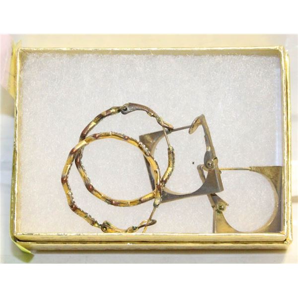 2 PAIRS OF VINTAGE ESTATE EARRINGS