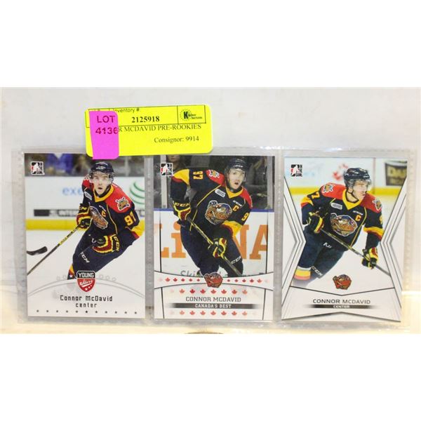 3 CONNOR MCDAVID PRE-ROOKIES