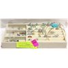 Image 1 : JEWELRY ORGANIZER TRAY WITH RINGS,BRACELETS AND
