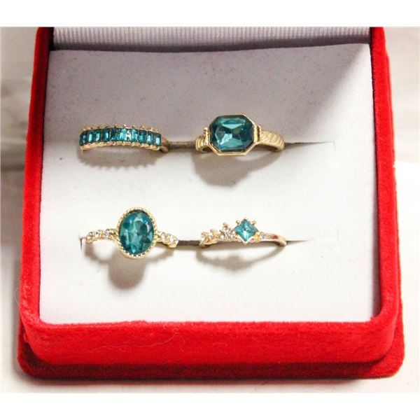 4 PCS/SET RING SET SZ8