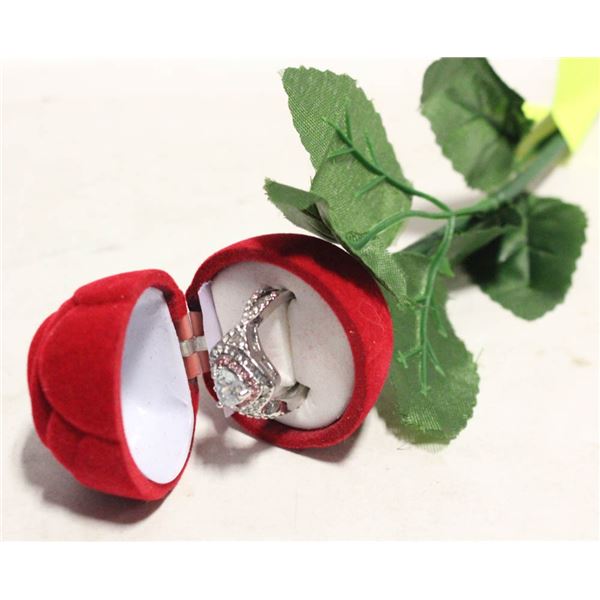 HEART SHAPE RING SZ9