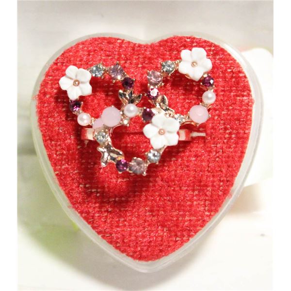 EARRINGS AND RING SET SZ7