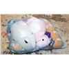 Image 1 : LARGE BAG OF SQUISHMELLOWS/STICTCH+OTHER STUFFIES