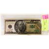 Image 1 : US $100 GOLD FOIL NOVELTY NOTE 1976