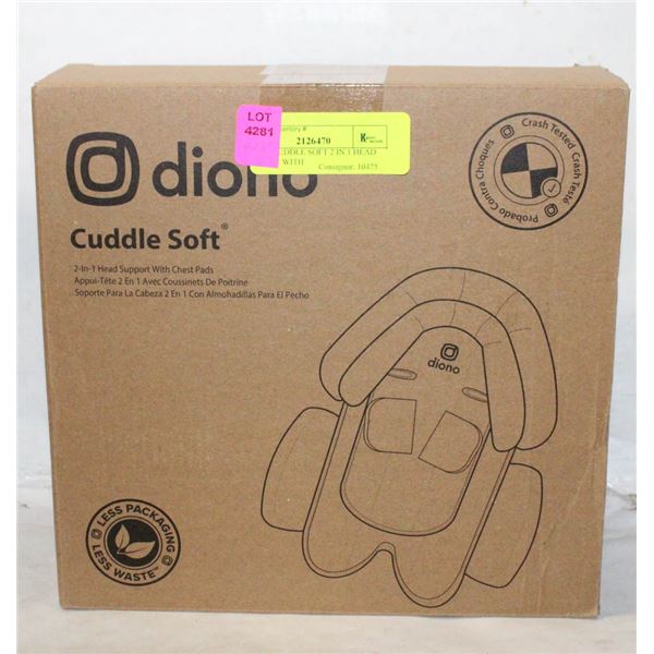 DIONO CUDDLE SOFT 2 IN 1 HEAD SUPPORT WITH