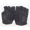 Image 1 : WOMENS WORKOUT GLOVES BLACK LARGE