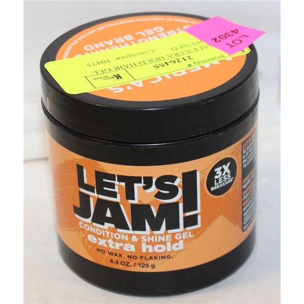 LET’S JAM EXTRA HOLD HAIR GEL NEVER OPENED