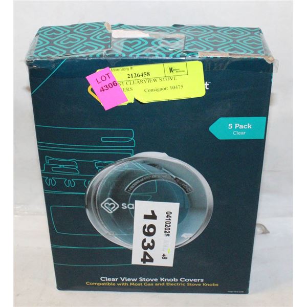 SAFETY 1ST CLEARVIEW STOVE KNOB COVERS