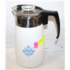 Image 1 : CORNING WARE 9 CUP COFFEE PURCULATOR