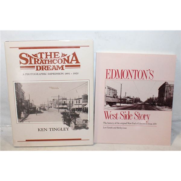 EDMONTON/OLD STRATHCONA BOOKS- SET OF 2