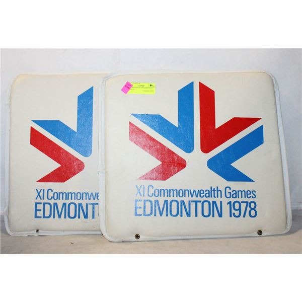 2 COMMONWEALTH GAMES SEAT CUSHION