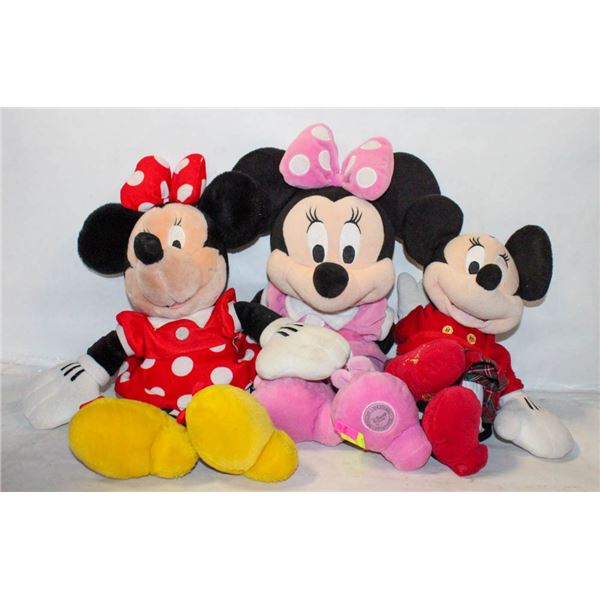 PAIR OF MINNIE MOIUSE STUFFIES