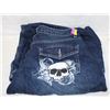 Image 1 : LADIES 9 HOT TOPIC FLARED OUT SKULL THEME JEANS