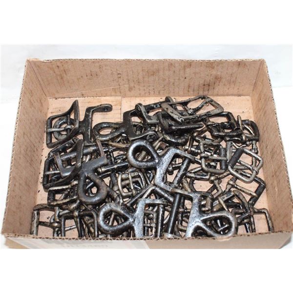 ANTIQUE METAL HARDWARE BUCKLES FOR EQUINE HORSE-