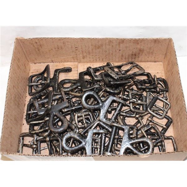 ANTIQUE METAL HARDWARE BUCKLES FOR EQUINE HORSE-