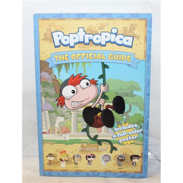 "POPTROPICA" THE OFFICIAL GUIDE TRADE PAPER BOOK