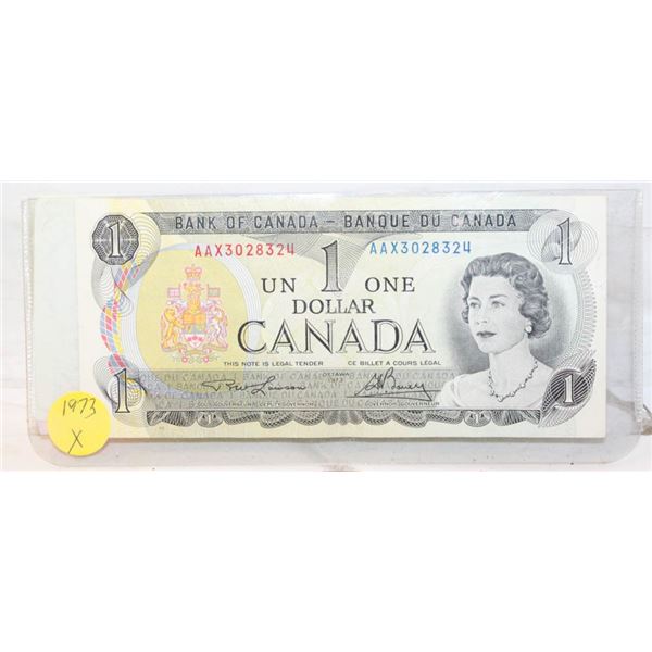 1973 $1 * REPLACEMENT NOTE AAX3028324