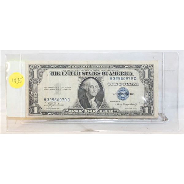 1935 $1 BLUE SEAL USA NOTE