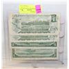 Image 1 : 4X$1 1954,1967 SE#,2X1973 NOTES