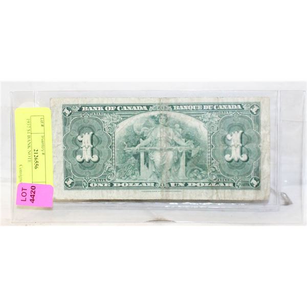 1937 $1 BANK NOTE