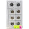 8X1973 MOUNTIE 25-CENT COINS