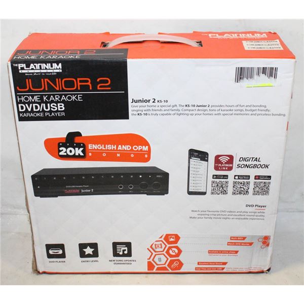 HOME KARAOKE JUNIOR 2 THE PLATINUM KS-10