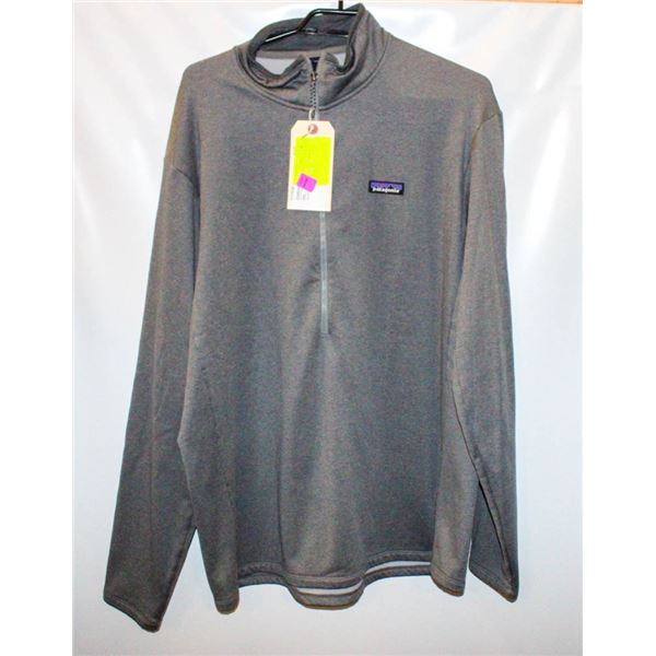 MEN'S PATAGONIA 3/4ZIP GREY SIZE 2XL