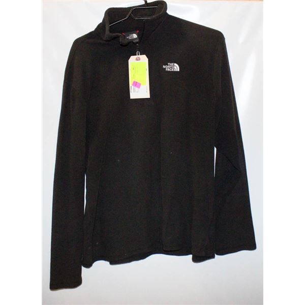 MEN'S NORTH FACE 1/4ZIP FLEECE BLACK SIZE L