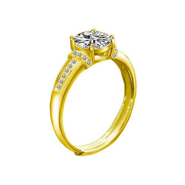 18KGP STAMPED 1CT GRA CERTIFIED ROUND BRILLIANT