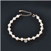 Image 1 : GRA CERTIFIED MOISSANITE PEARL BRACELET