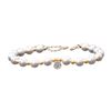 Image 2 : GRA CERTIFIED MOISSANITE PEARL BRACELET