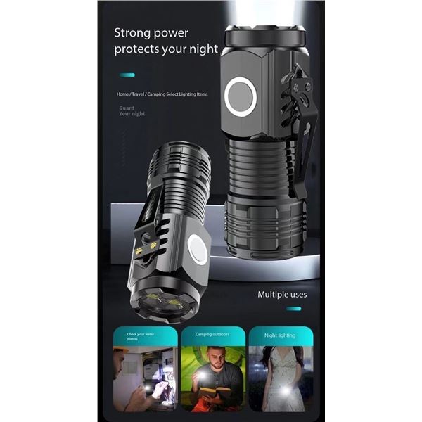 POWERFUL POCKET SIZED 3-LED BRIGHT FLASHLIGHT