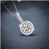 Image 2 : 1 CT GRA CERTIFIED ROUND BRILLIANT 925S NECKLACE