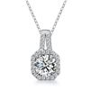Image 3 : 1 CT GRA CERTIFIED ROUND BRILLIANT 925S NECKLACE