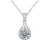 Image 4 : 1CT GRA CERTIFIED ROUND BRILLIANT 925S NECKLACE