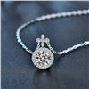 Image 2 : 1 CT GRA CERTIFIED ROUND BRILLIANT 925S NECKLACE