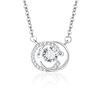 Image 4 : 1 CT GRA CERTIFIED ROUND BRILLIANT 925S NECKLACE