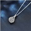 Image 1 : 1 CT GRA CERTIFIED ROUND BRILLIANT 925S NECKLACE