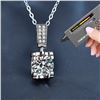Image 3 : 1 CT GRA CERTIFIED ROUND BRILLIANT 925S NECKLACE