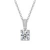 Image 4 : 1 CT GRA CERTIFIED ROUND BRILLIANT 925S NECKLACE