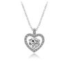 Image 3 : 1 CT GRA CERTIFIED ROUND BRILLIANT 925S NECKLACE